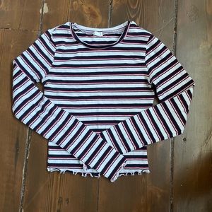 garage cropped long sleeve // xs